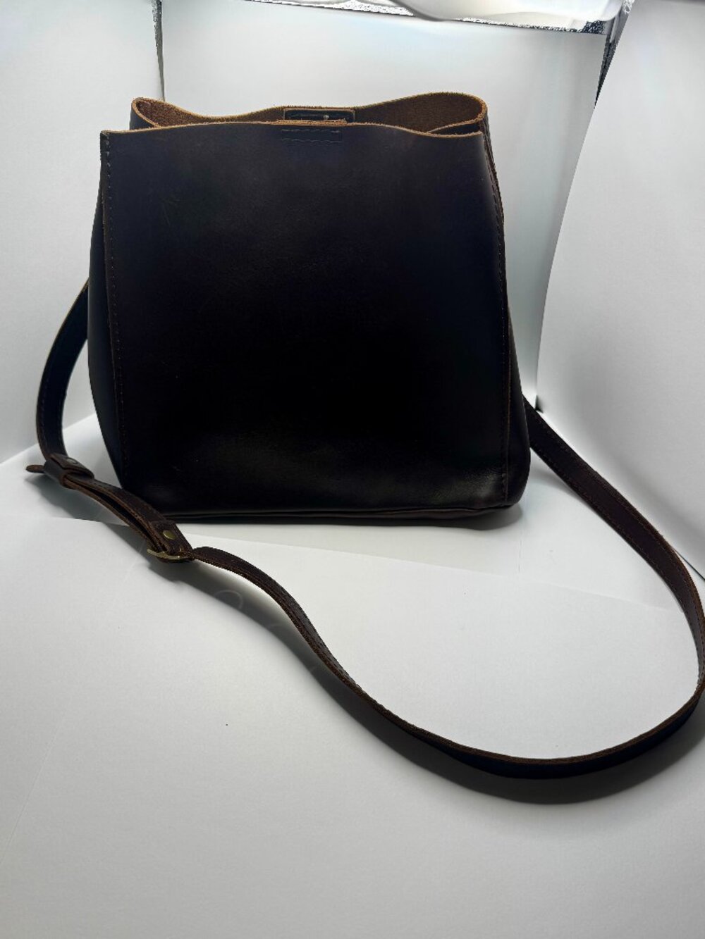 Portland Leather Butterfly Bucket Bag